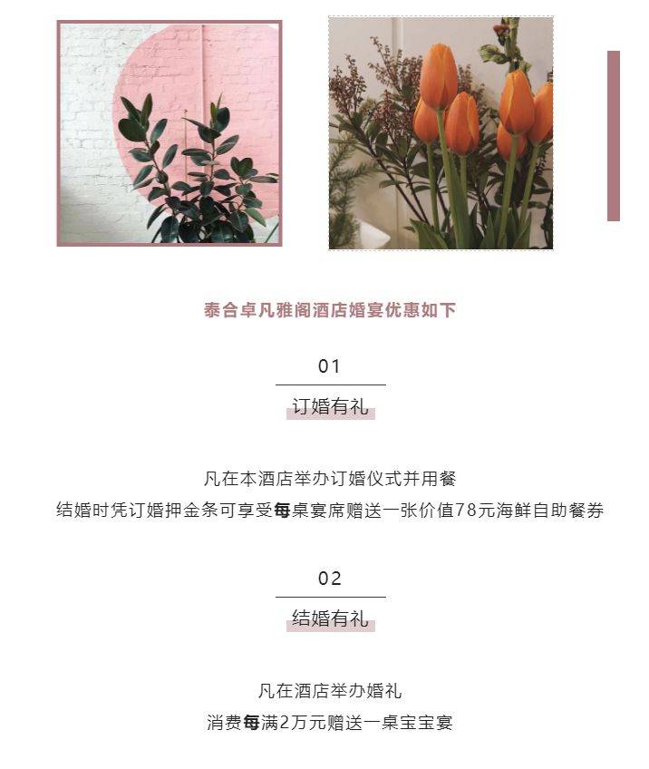 雅阁酒店集团|泰合卓凡雅阁酒店<strong></p>
<p>泰合币</strong>，婚宴优惠来袭