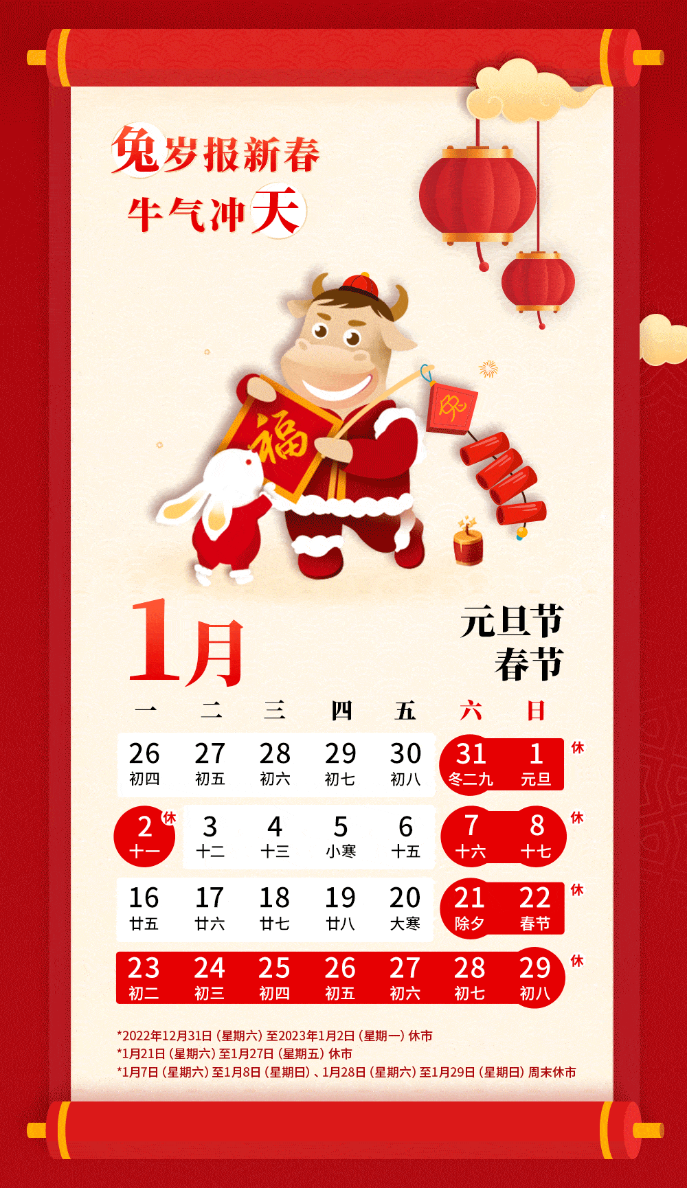 休市<strong></p>
<p>美股 休市</strong>！证券、期货、商品、彩票……春节期间休市安排汇总