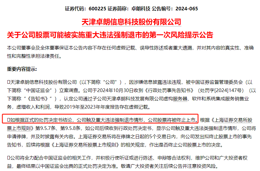 连续5年造假！这只A股<strong></p>
<p>虚拟币 新人指数</strong>，面临强制退市！