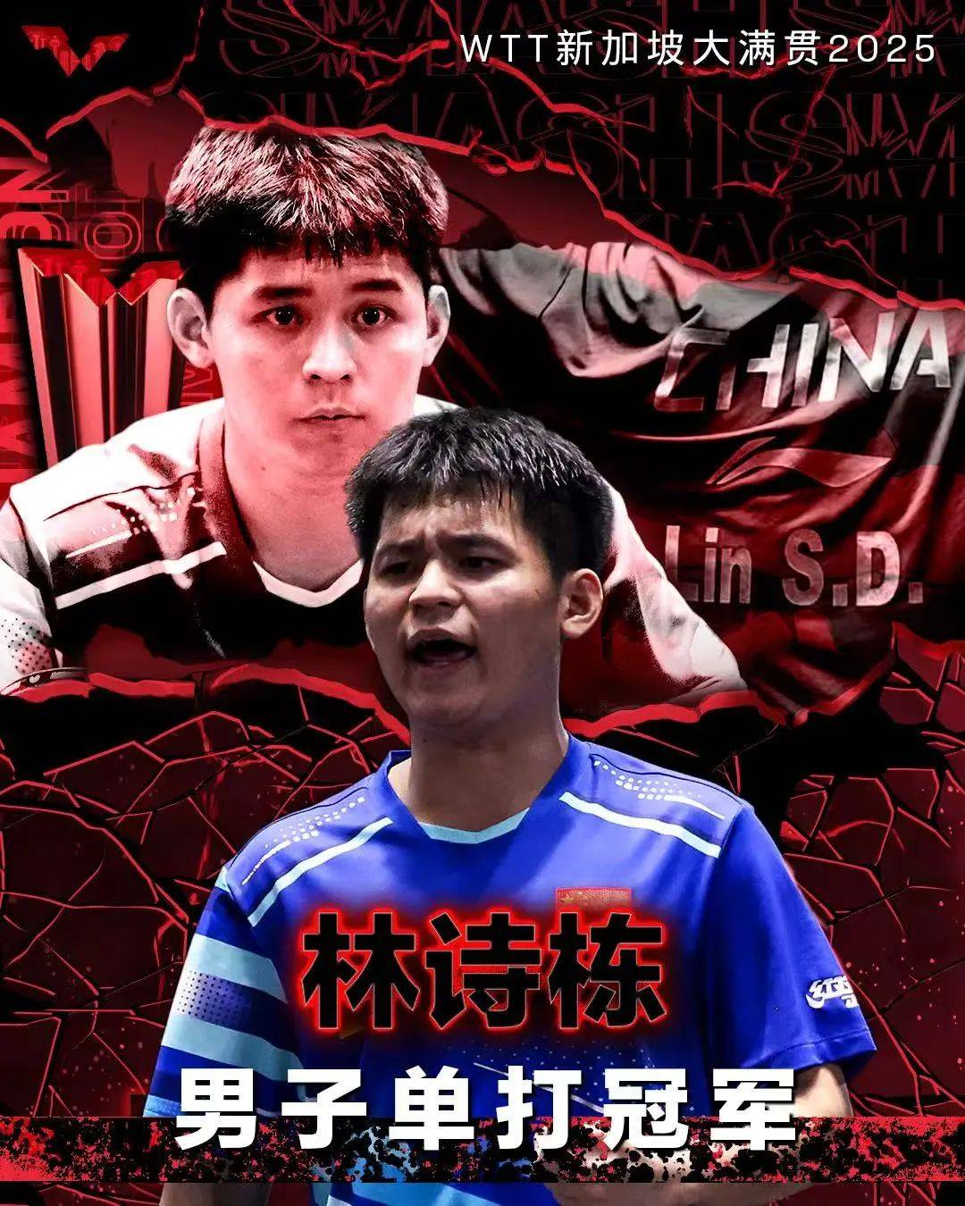 林诗栋男单夺冠<strong></p>
<p>新发行虚拟币</strong>，孙颖莎女单登顶 | WTT新加坡大满贯赛国乒五冠收官