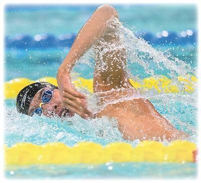 青春与速度闪耀游泳赛场(激情十五运)