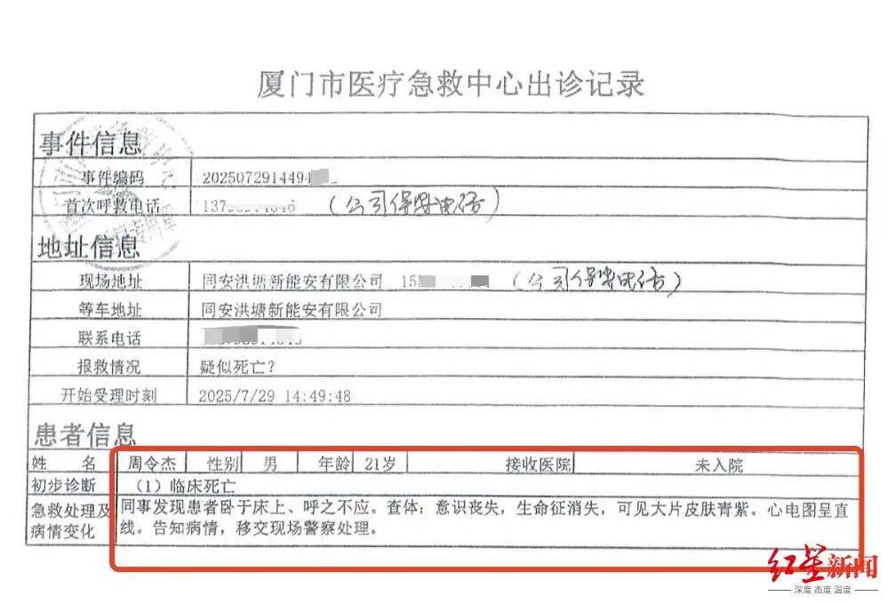 21岁小伙入职3个半月在宿舍猝死<strong></p>
<p>证券分析师陈建平</strong>，未获工伤认定，家属质疑过劳死