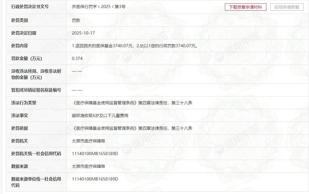 山西省儿童医院超收6岁以下儿童费用<strong></p>
<p>国元证券融资融券门槛</strong>,退罚金额合计超7400元